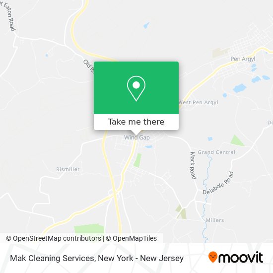 Mapa de Mak Cleaning Services