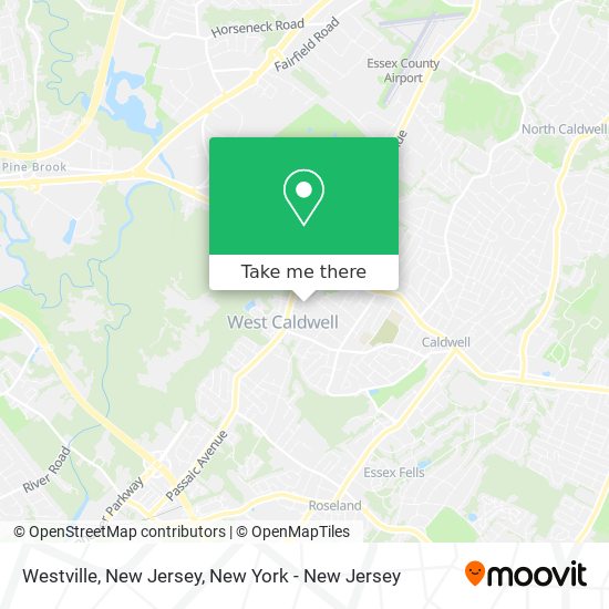 Westville, New Jersey map