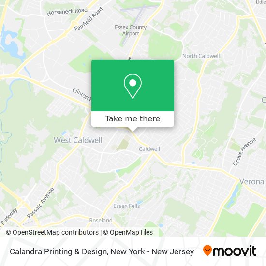 Calandra Printing & Design map