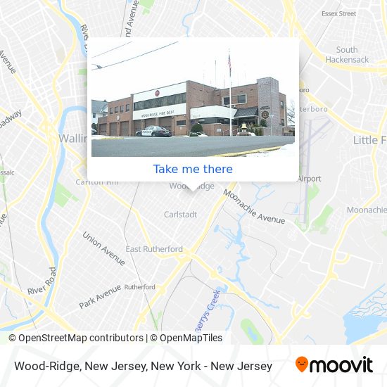 Wood-Ridge, New Jersey map