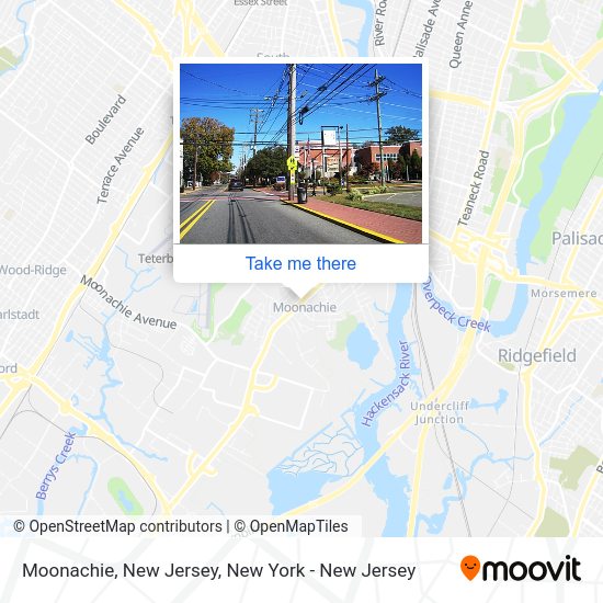 Moonachie, New Jersey map