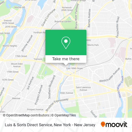 Luis & Son's Direct Service map