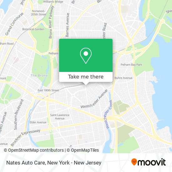 Nates Auto Care map