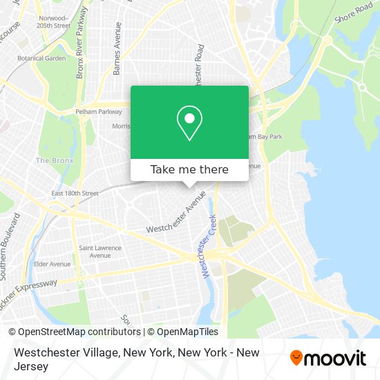 Westchester Village, New York map