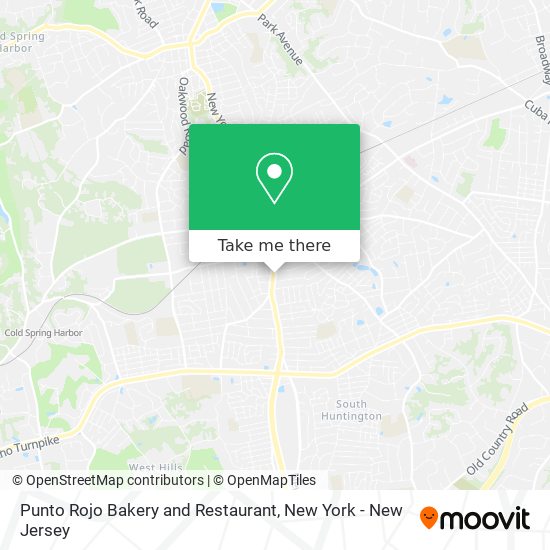 Punto Rojo Bakery and Restaurant map