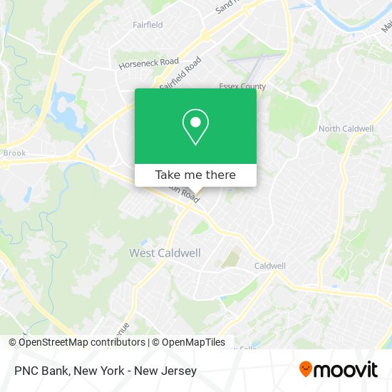 PNC Bank map