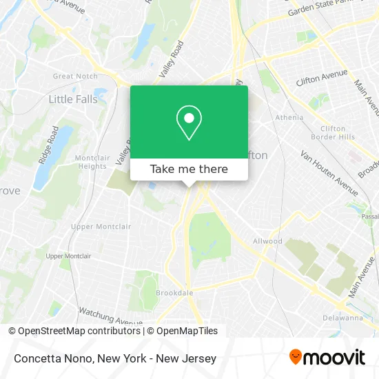 Concetta Nono map