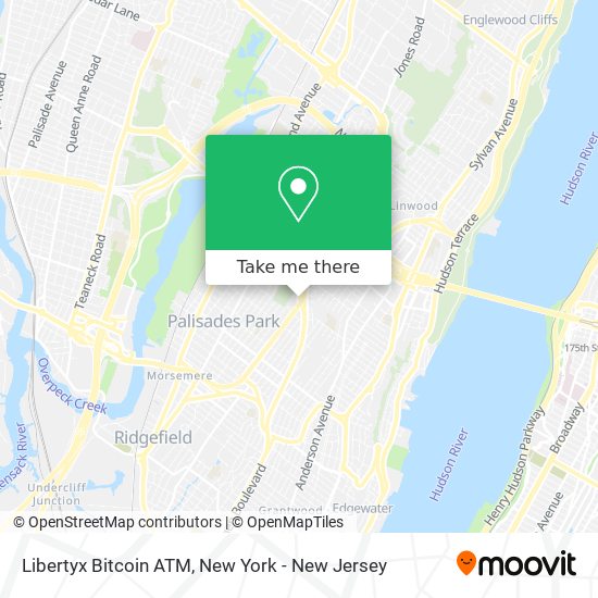 Mapa de Libertyx Bitcoin ATM