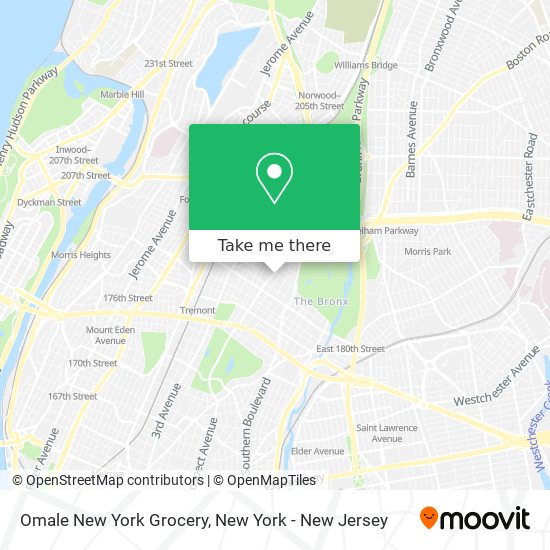 Omale New York Grocery map