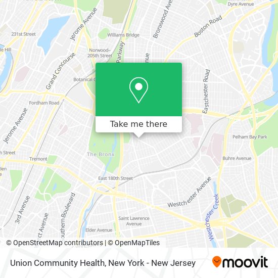 Union Community Health map