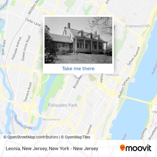 Leonia, New Jersey map