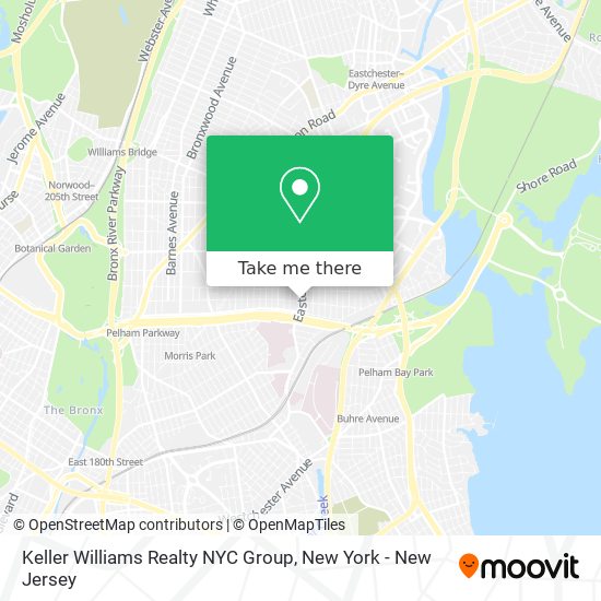 Keller Williams Realty NYC Group map