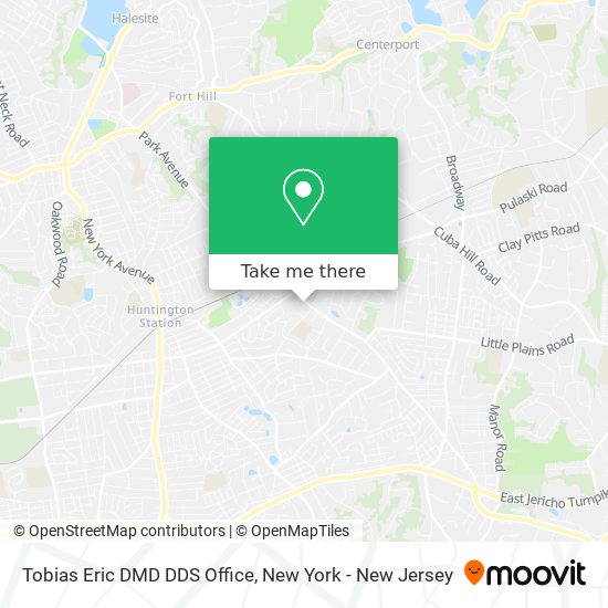 Tobias Eric DMD DDS Office map