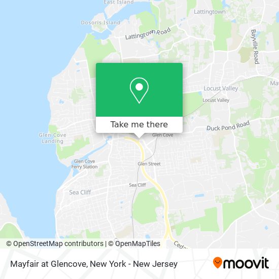 Mayfair at Glencove map