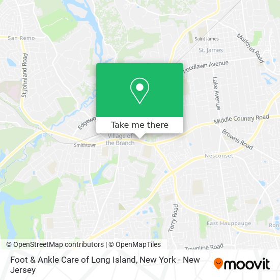 Mapa de Foot & Ankle Care of Long Island
