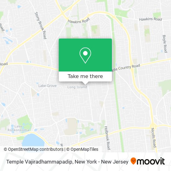Mapa de Temple Vajiradhammapadip