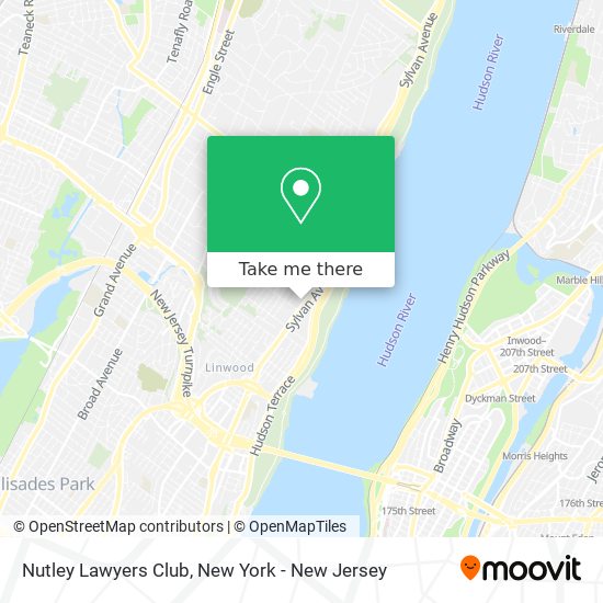 Nutley Lawyers Club map