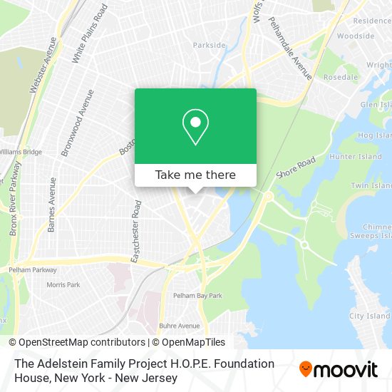 The Adelstein Family Project H.O.P.E. Foundation House map