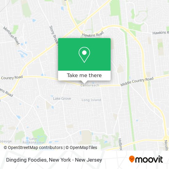 Mapa de Dingding Foodies