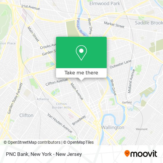 PNC Bank map