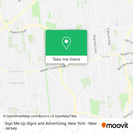 Mapa de Sign Me Up Signs and Advertising