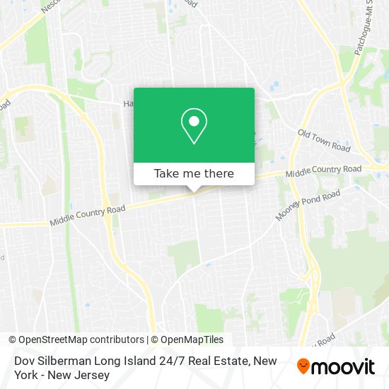 Mapa de Dov Silberman Long Island 24 / 7 Real Estate