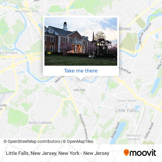 Mapa de Little Falls, New Jersey