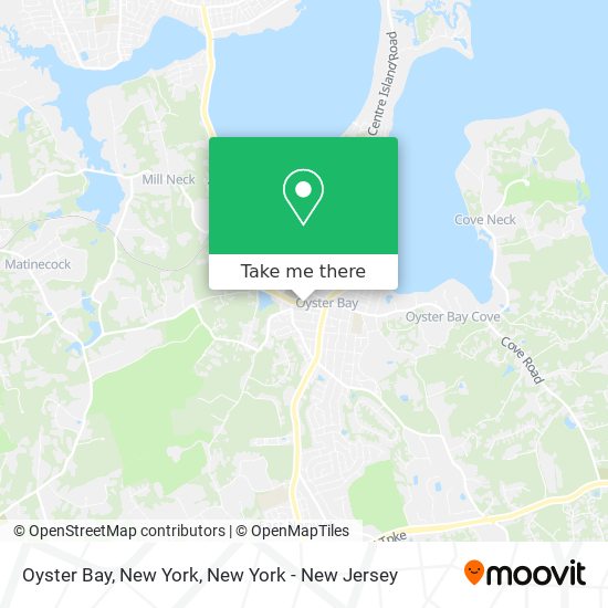 Mapa de Oyster Bay, New York