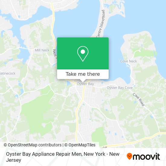Oyster Bay Appliance Repair Men map
