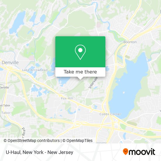 U-Haul map