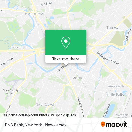 PNC Bank map