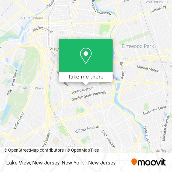 Mapa de Lake View, New Jersey