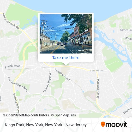 Kings Park, New York map