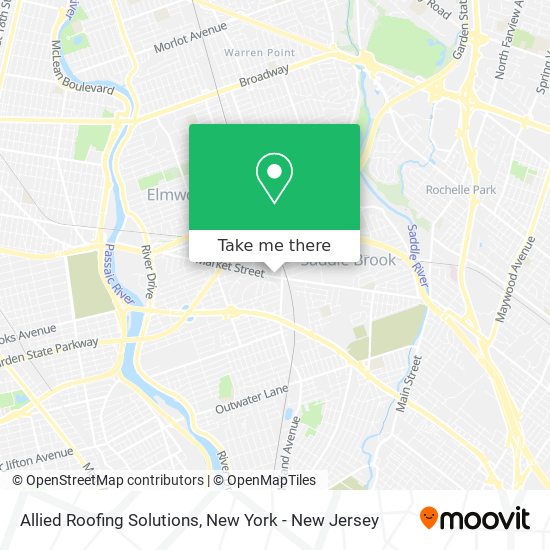 Allied Roofing Solutions map