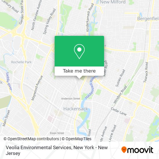 Veolia Environmental Services map