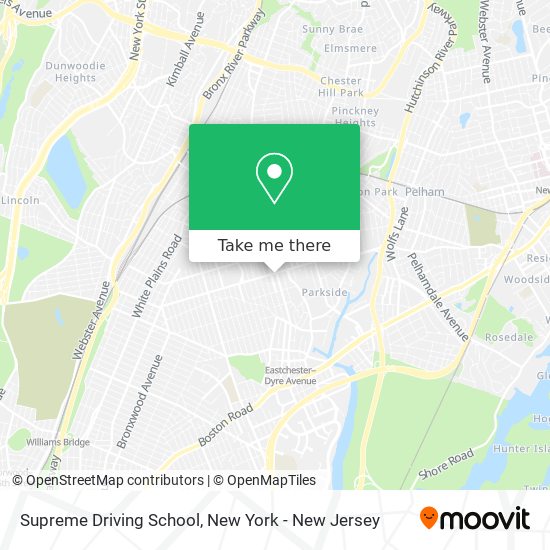 Mapa de Supreme Driving School