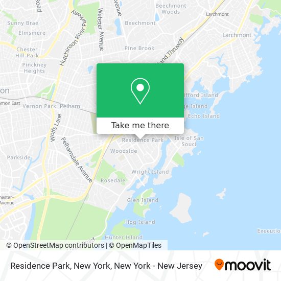 Residence Park, New York map