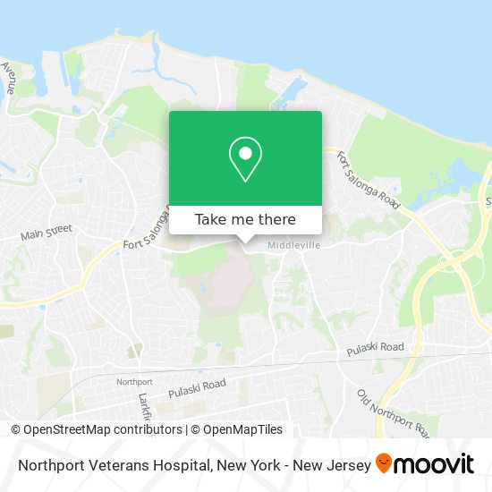 Northport Veterans Hospital map