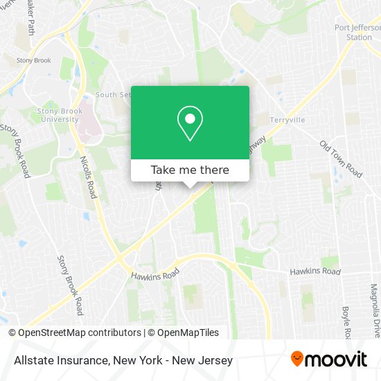 Allstate Insurance map