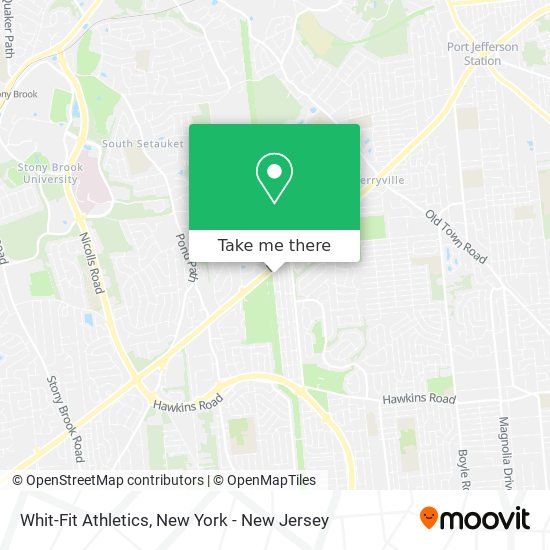 Whit-Fit Athletics map
