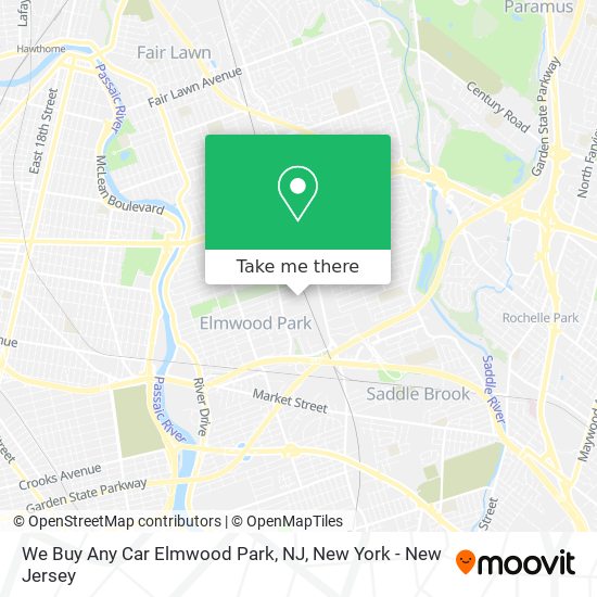We Buy Any Car Elmwood Park, NJ map