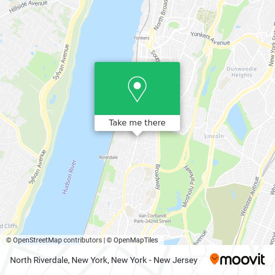 Mapa de North Riverdale, New York