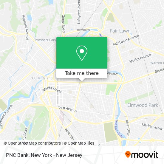 PNC Bank map