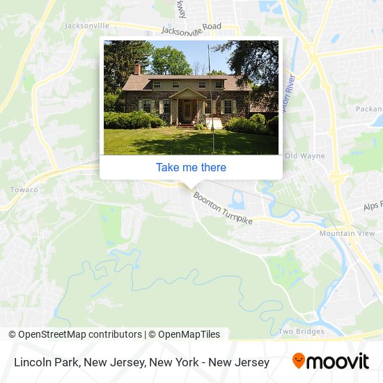 Lincoln Park, New Jersey map