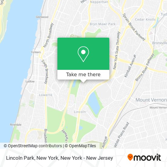 Mapa de Lincoln Park, New York