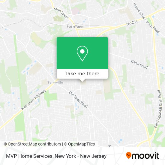 MVP Home Services map