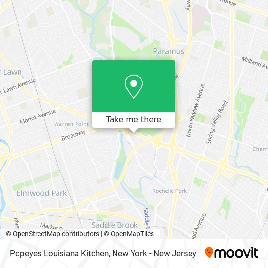 Popeyes Louisiana Kitchen map