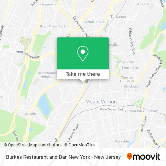 Burkes Restaurant and Bar map