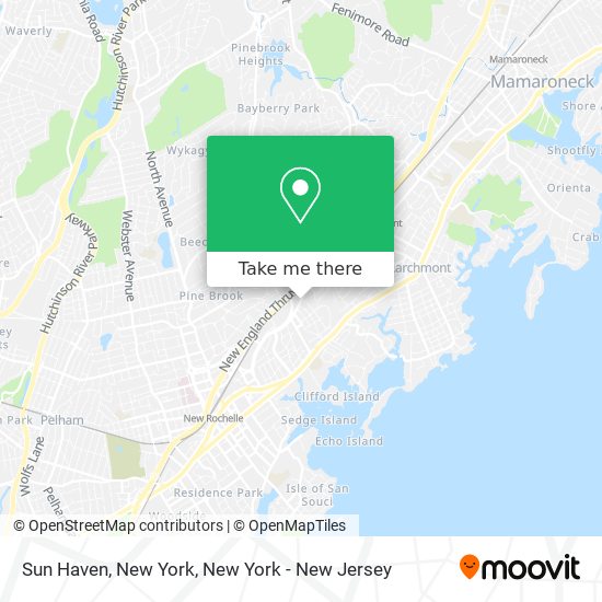 Mapa de Sun Haven, New York