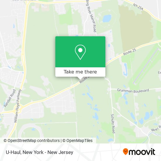 U-Haul map